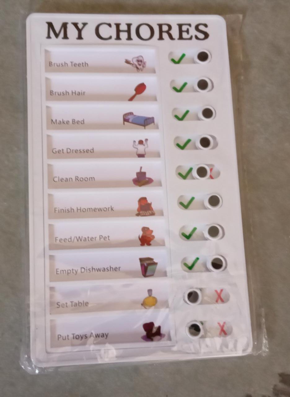 4448 Portable My Chores Home Note Board Management Planning Memo Boards Reminding Time. DeoDap 4448 Portable My Chores Home Note Board Management Planning Memo Boards Reminding Time. DeoDap